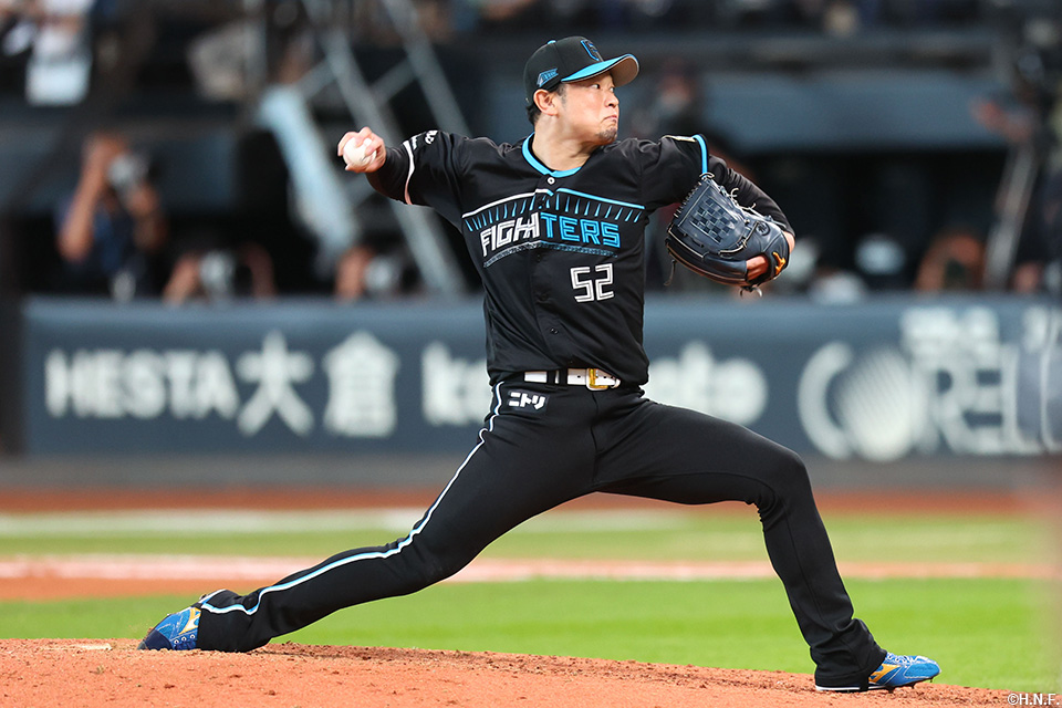 8回、四番手の池田投手