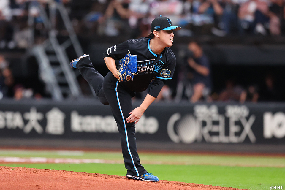 6回、二番手の河野投手