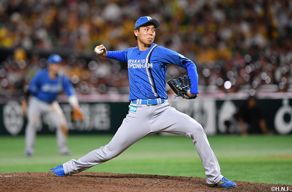 7回、二番手の杉浦投手