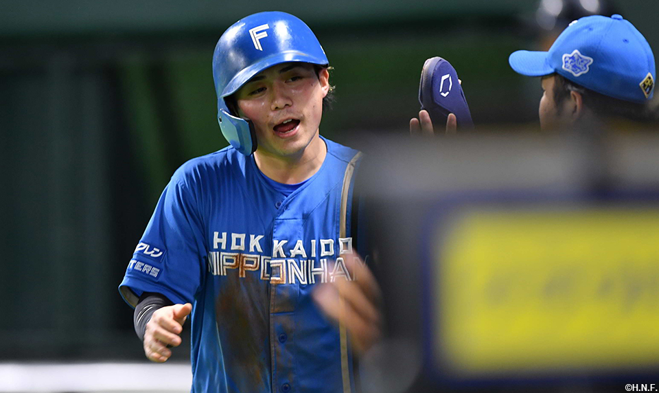 6回表、生還した上川畑選手