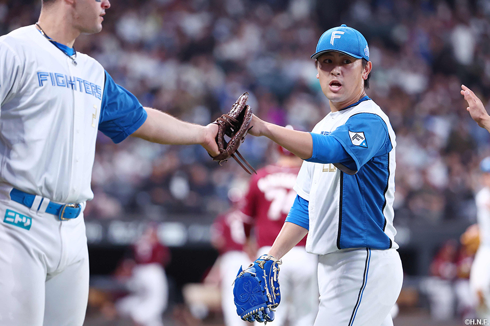 6回、二番手の河野投手