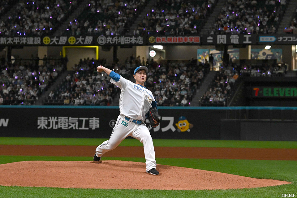 鍵谷投手ラストピッチ01