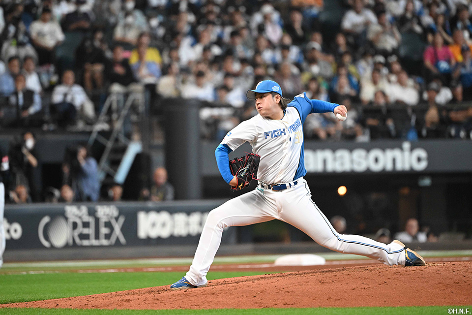 6回、二番手の堀投手