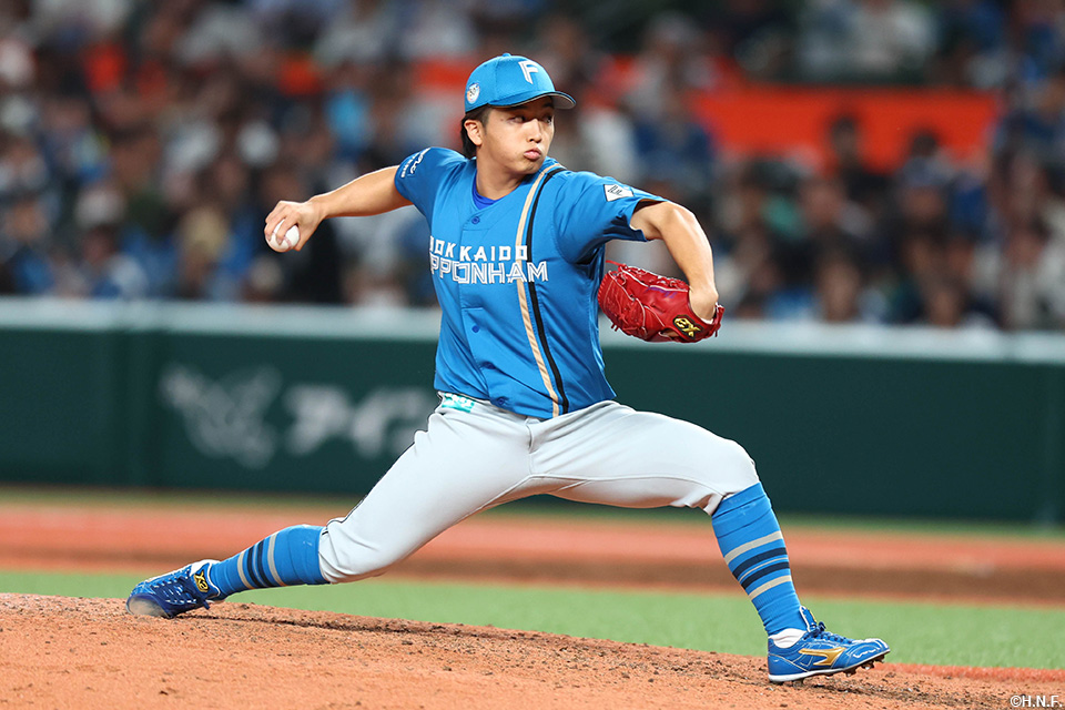 8回、五番手の山本拓投手