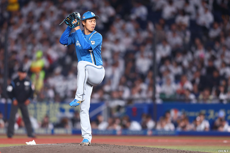 7回、三番手の杉浦投手