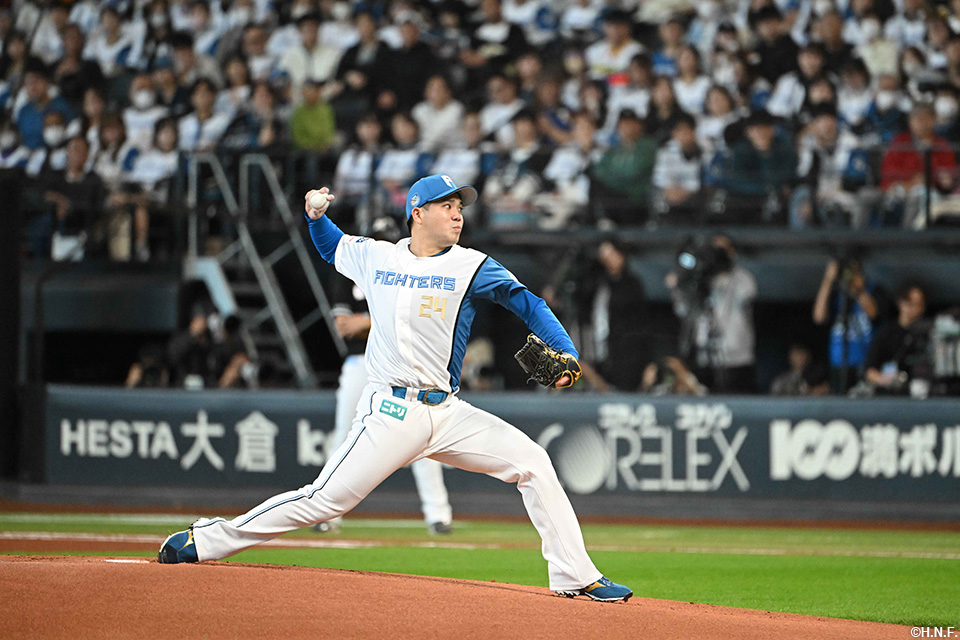 先発の金村投手