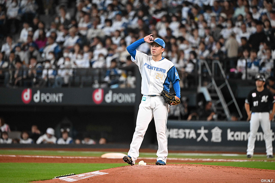 7回表、一発をあびた金村投手