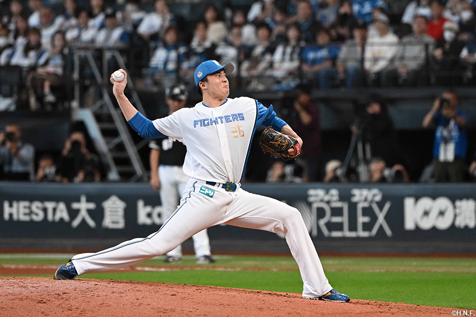 5回、二番手の田中正投手01