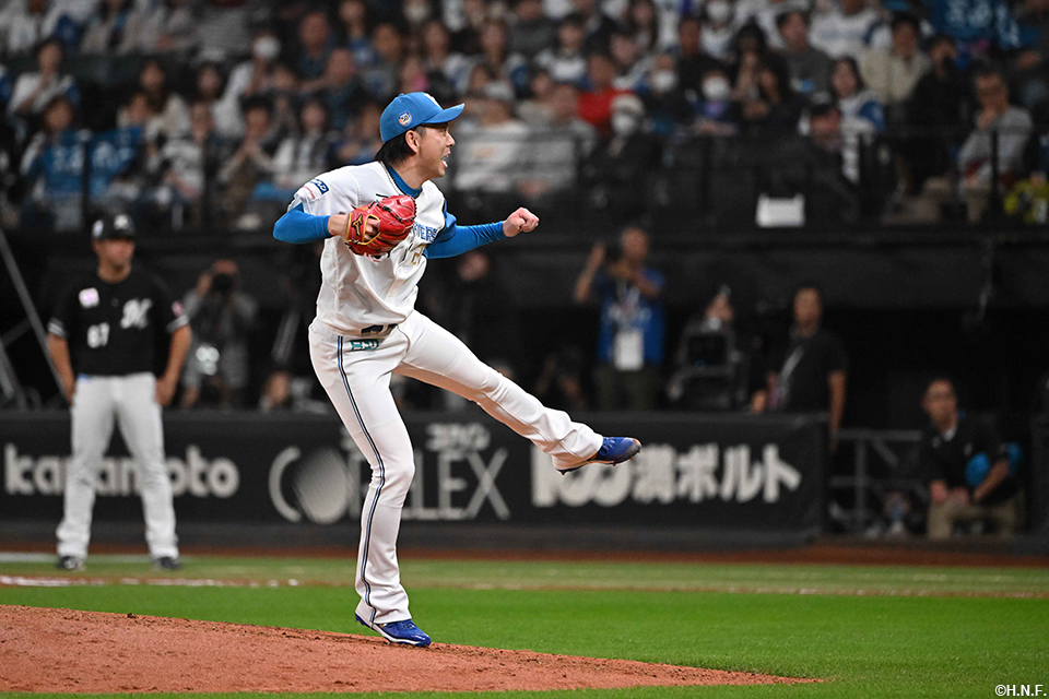 9回、五番手の宮西投手02