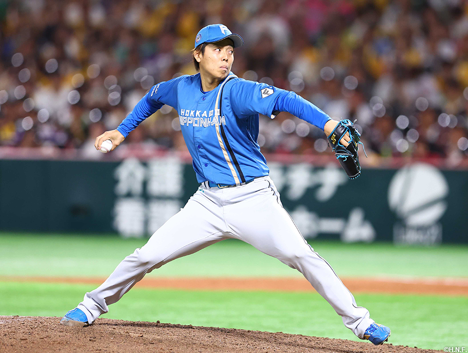 7回、三番手の杉浦投手