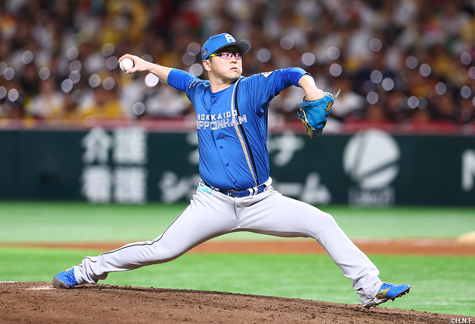 2回、二番手の生田目投手