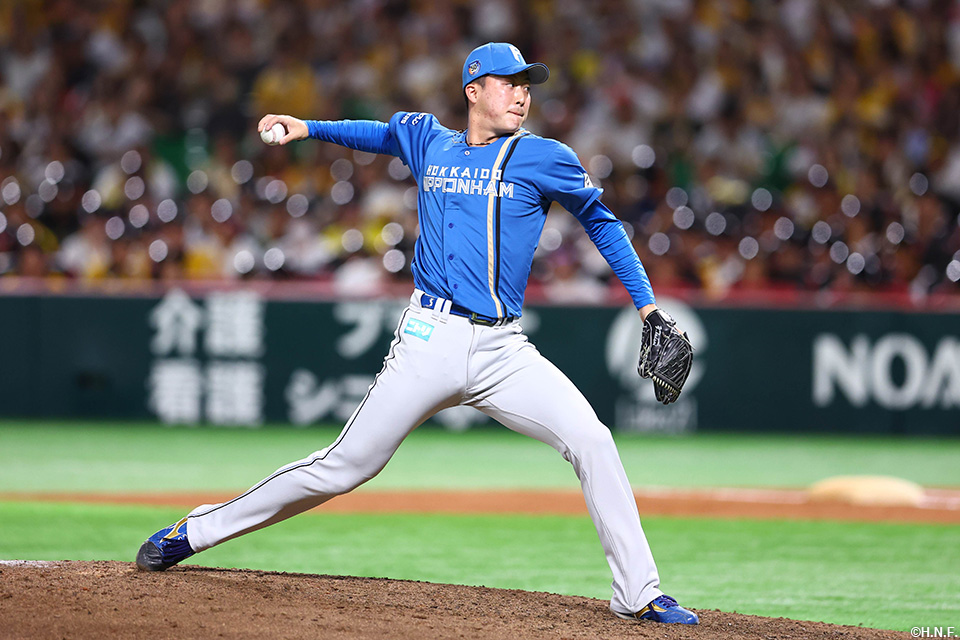 6回、四番手の柳川投手