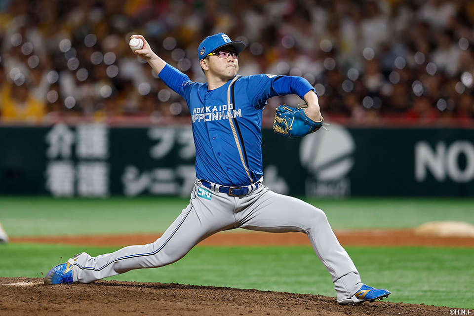 4回、二番手の生田目投手