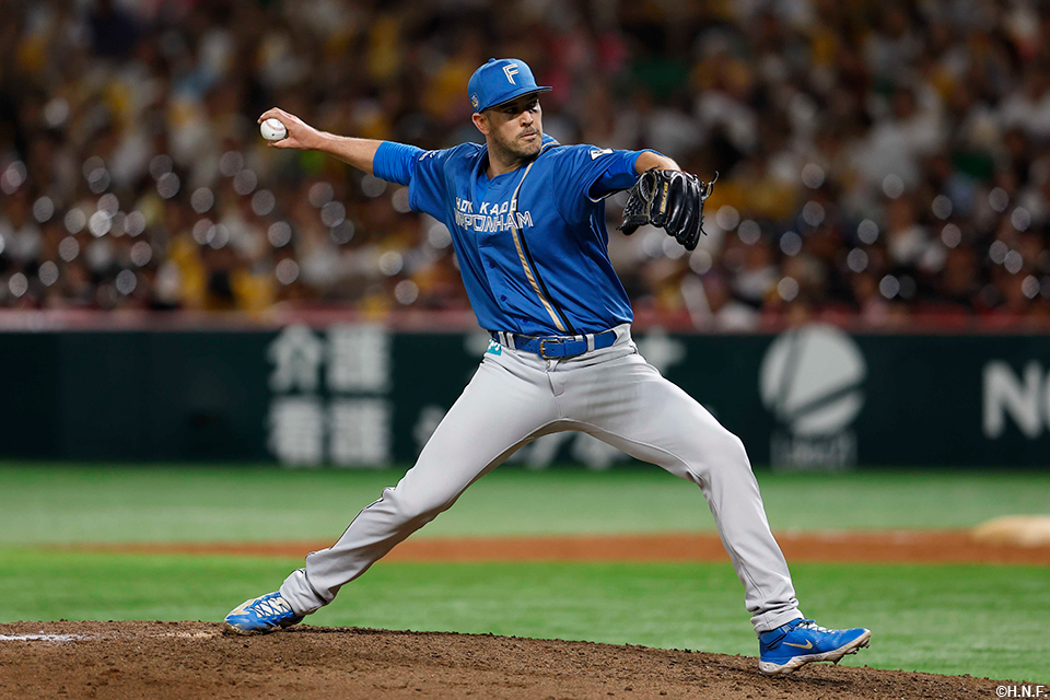 5回、三番手のバーヘイゲン投手