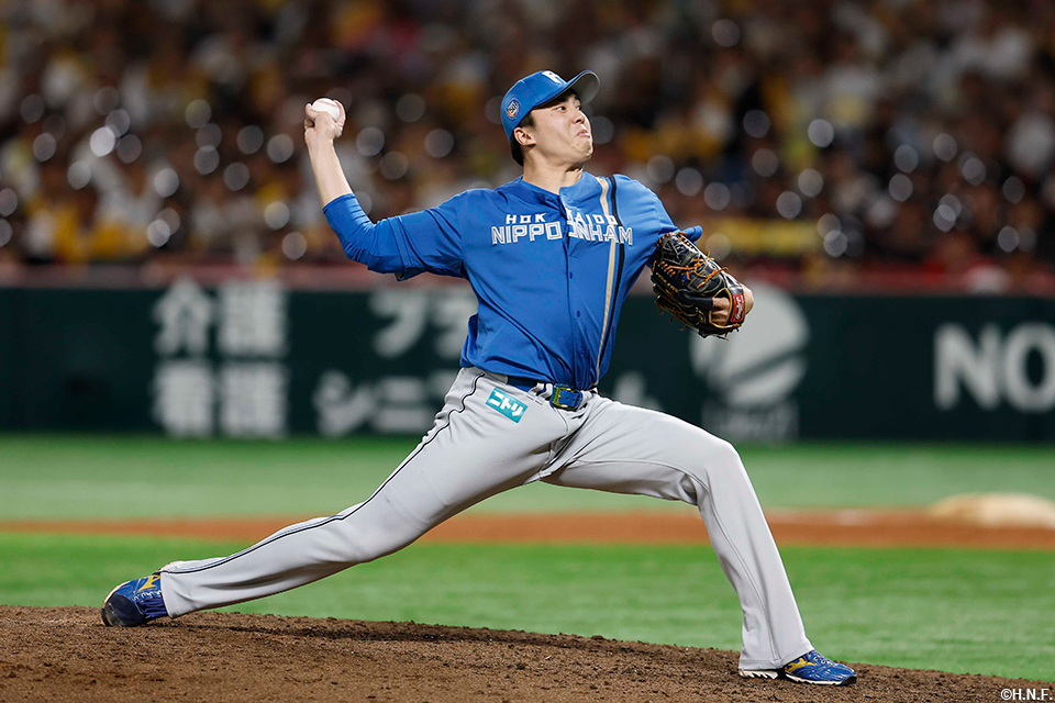 8回、五番手の田中正投手