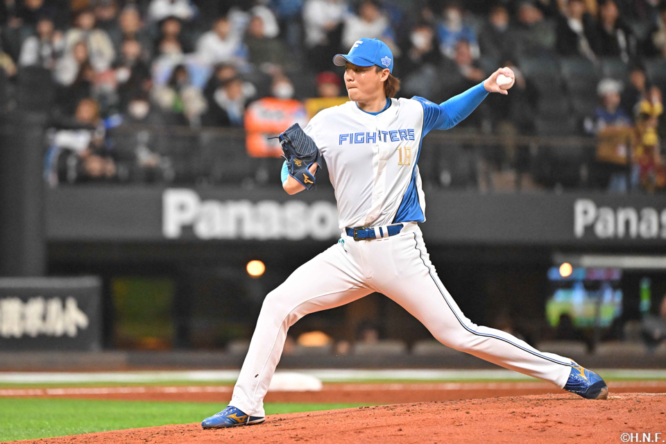 6回、三番手の山﨑福投手05