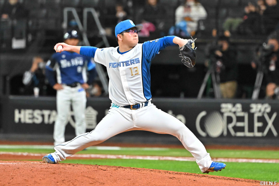 7回、四番手の生田目投手