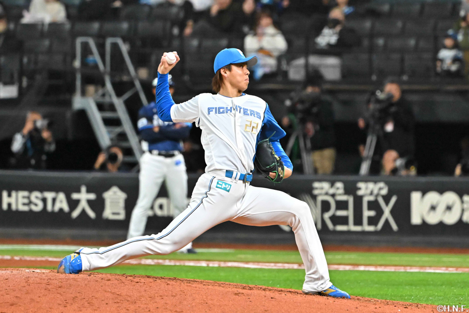 9回、六番手の杉浦投手