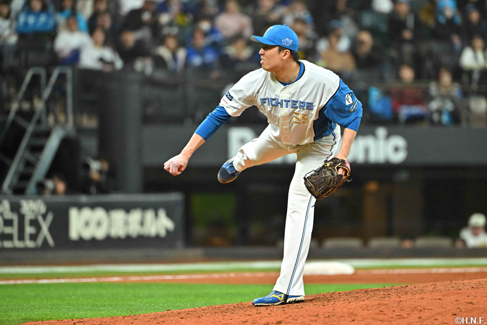 9回、六番手の田中正義投手