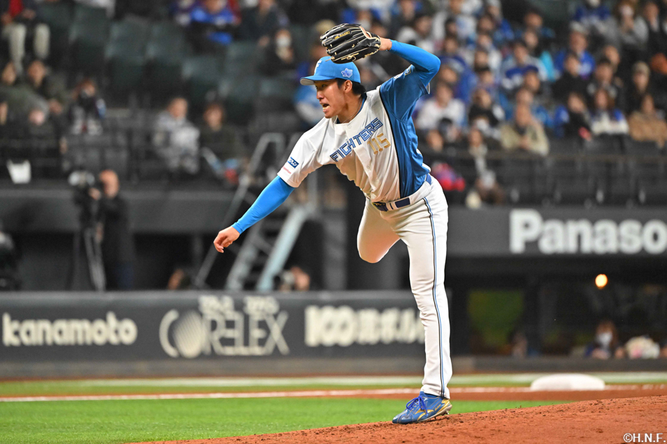 9回、四番手の清宮虎投手