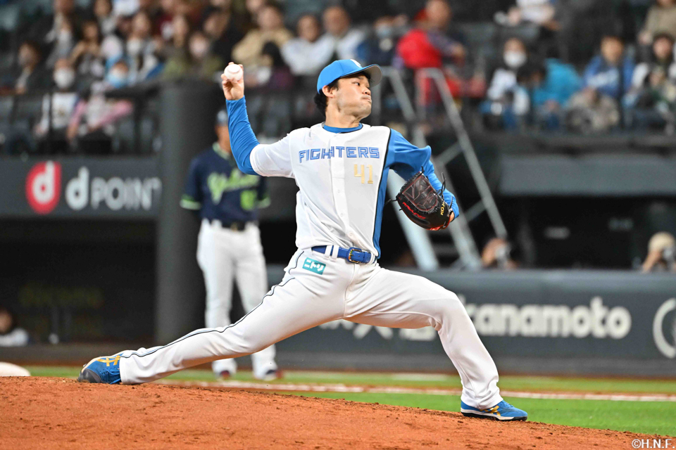 7回、四番手の福谷投手