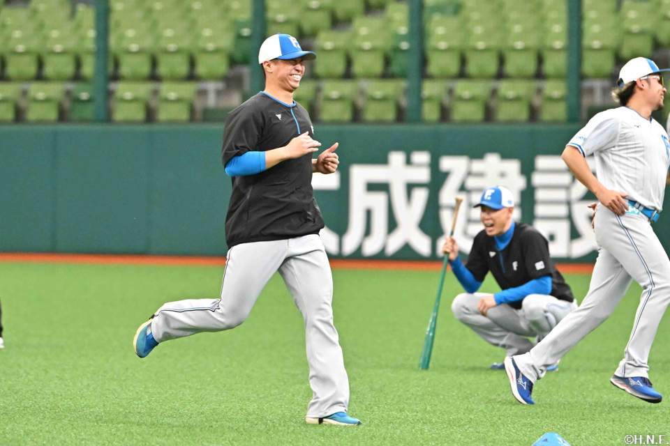 練習前の選手達06