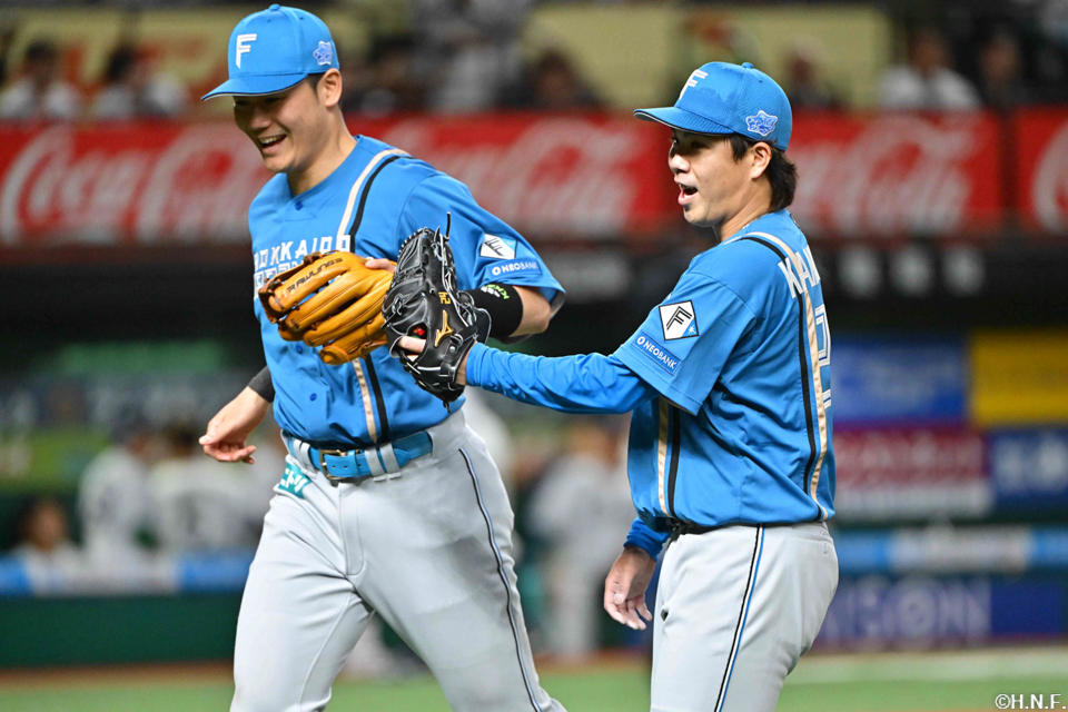 5回裏、清宮選手と金村投手