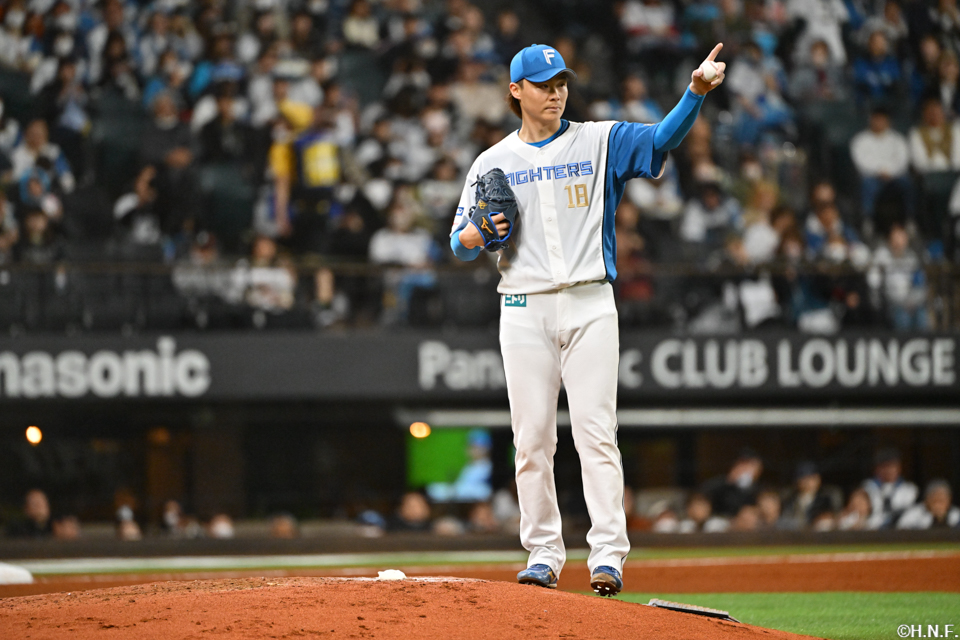 先発の山﨑福投手15