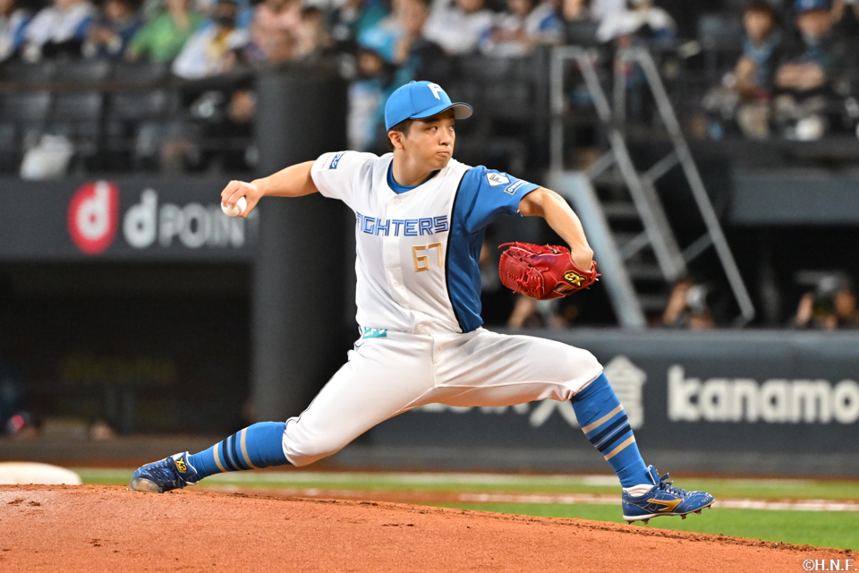 5回、二番手の山本拓投手