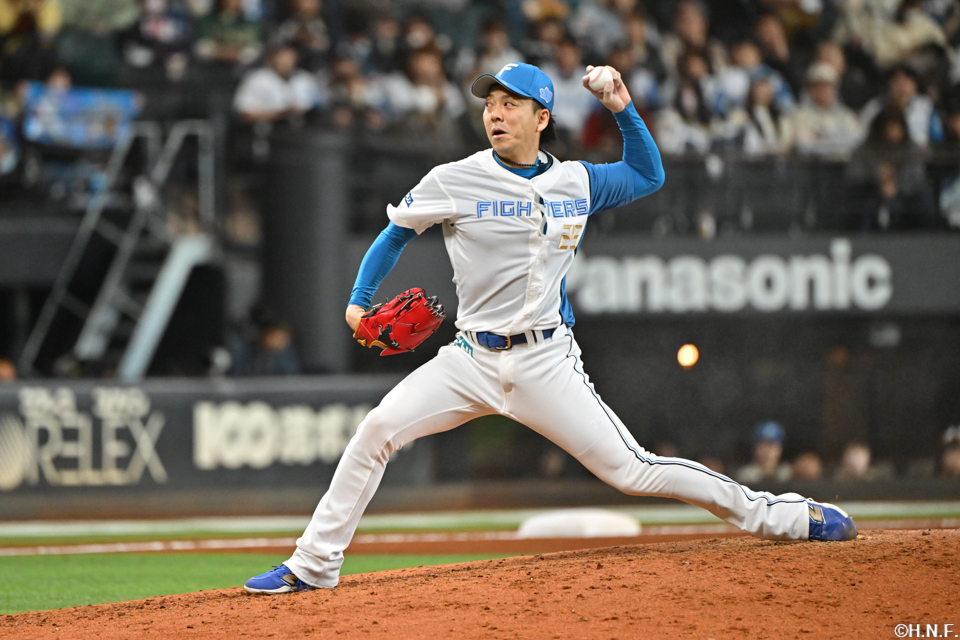 7回、二番手の宮西投手