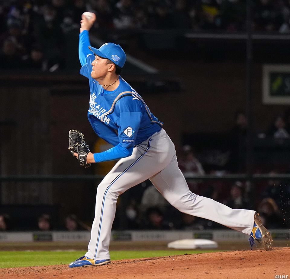 7回、三番手の柳川投手