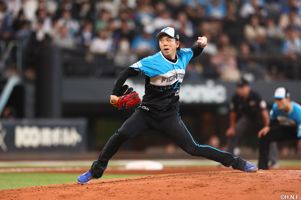 7回、二番手の宮西投手