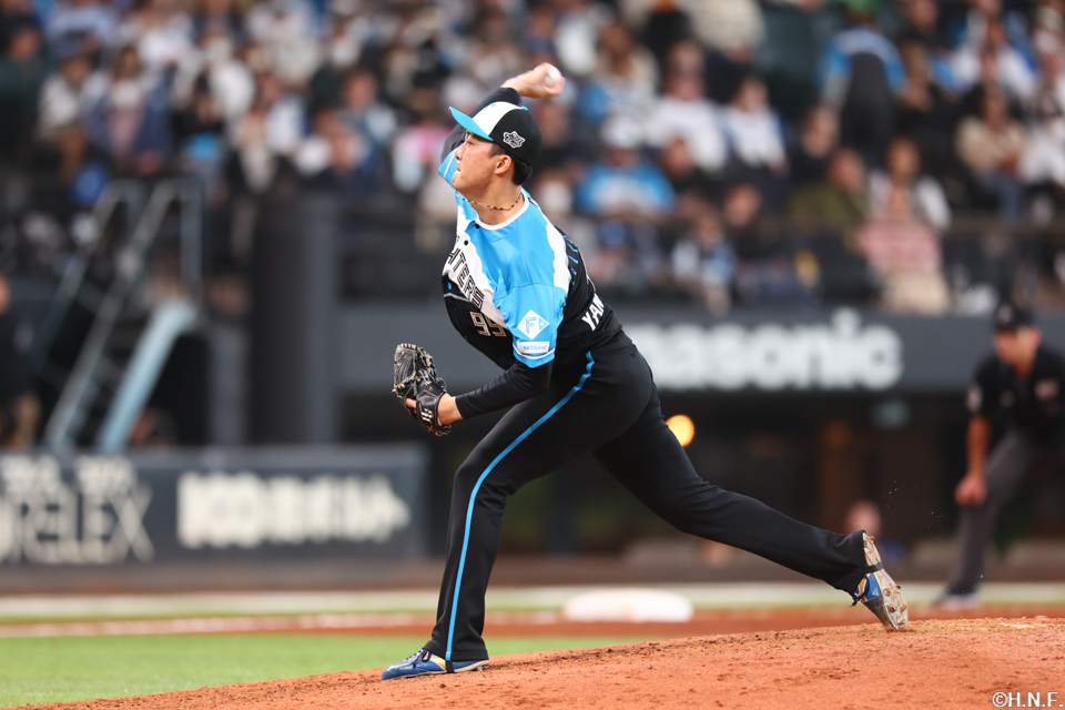 9回、四番手の柳川投手