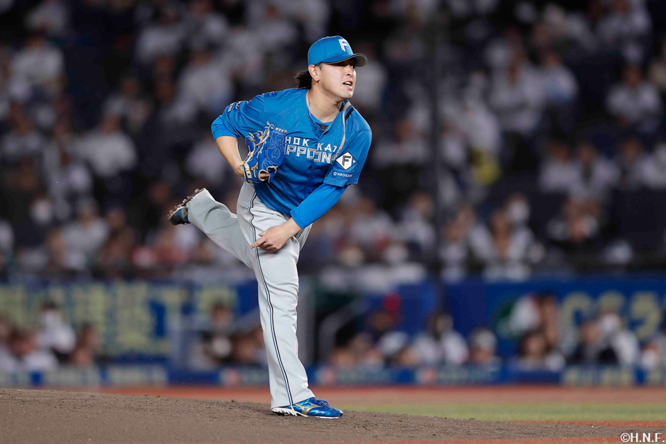 8回、二番手の河野投手