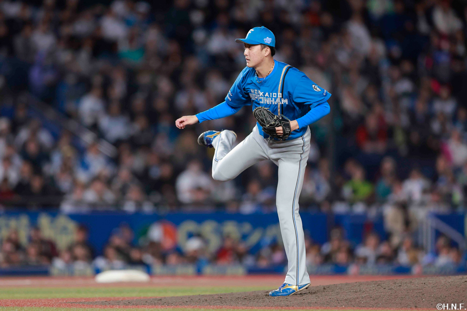 7回、三番手の柳川投手