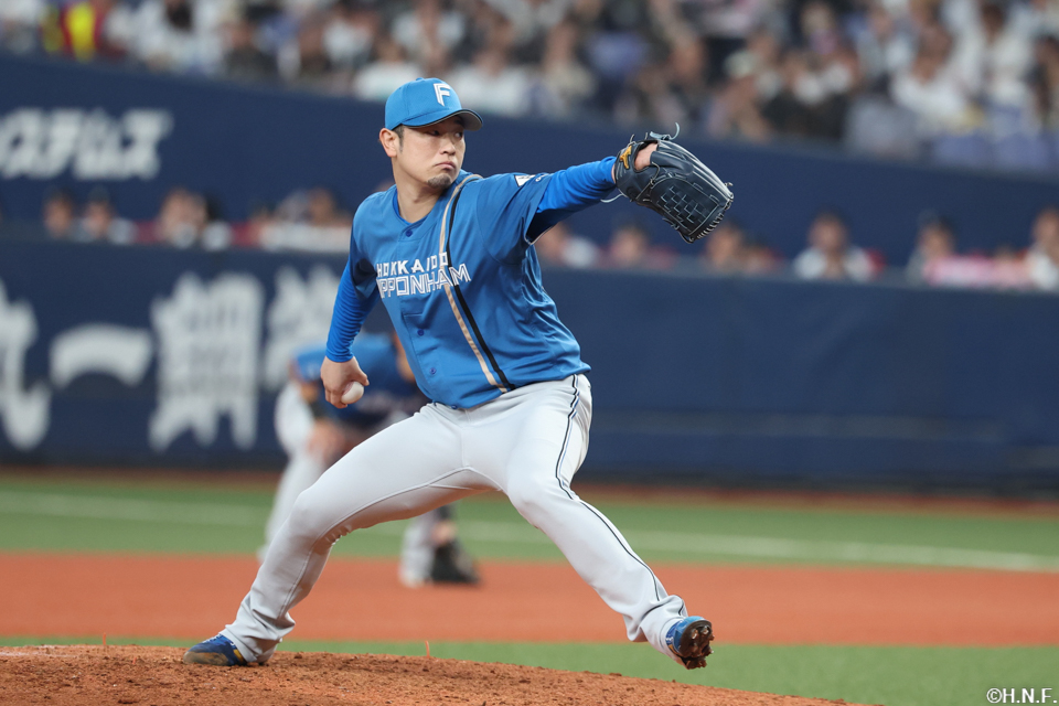 8回、四番手の池田投手