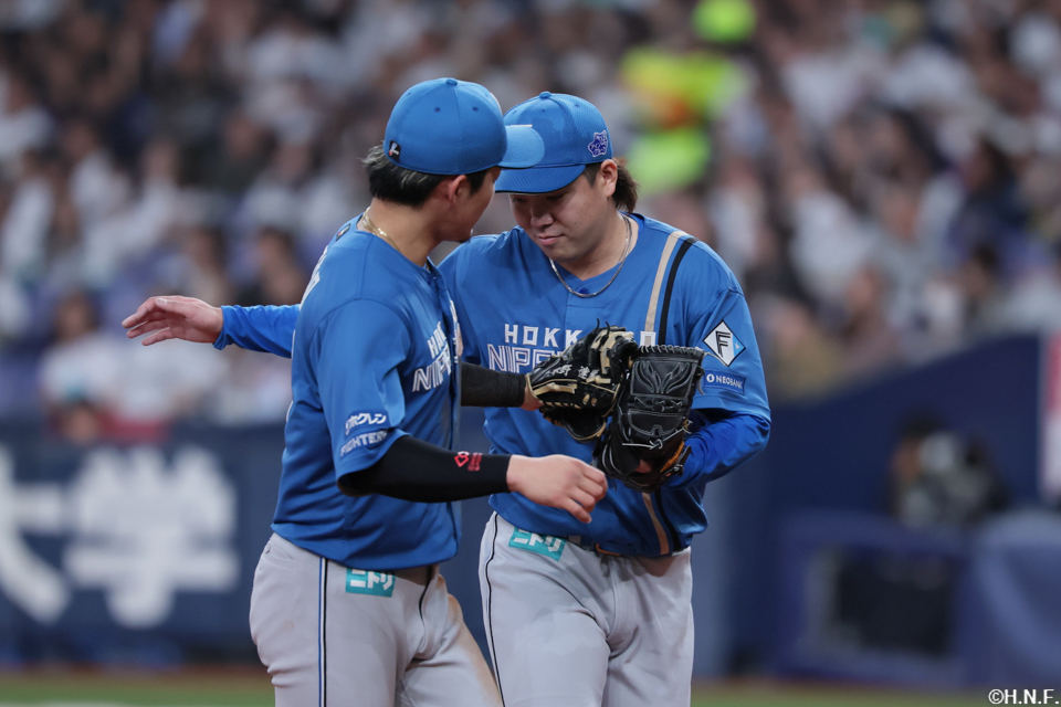 7回裏を抑えた金村投手