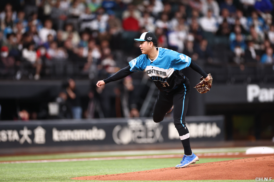 先発の古林投手12