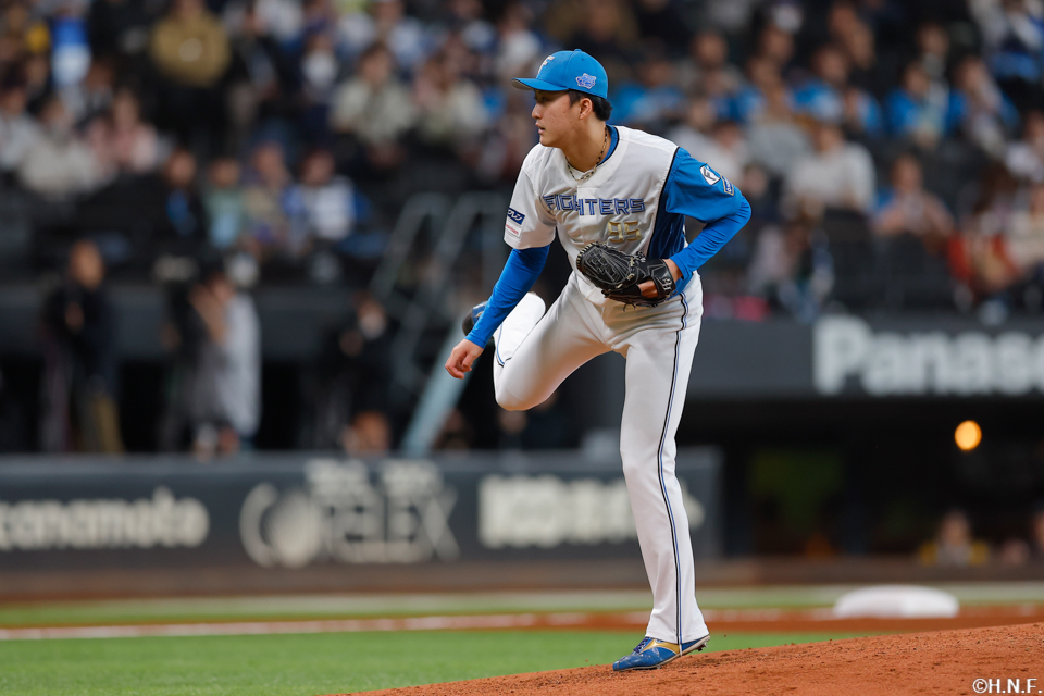 7回、二番手の柳川投手