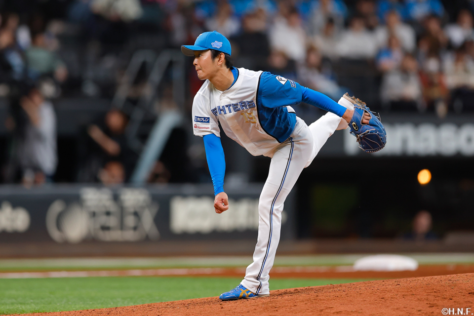 8回、三番手の玉井投手