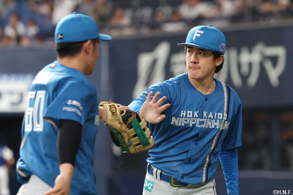 7回裏を抑えた北山投手