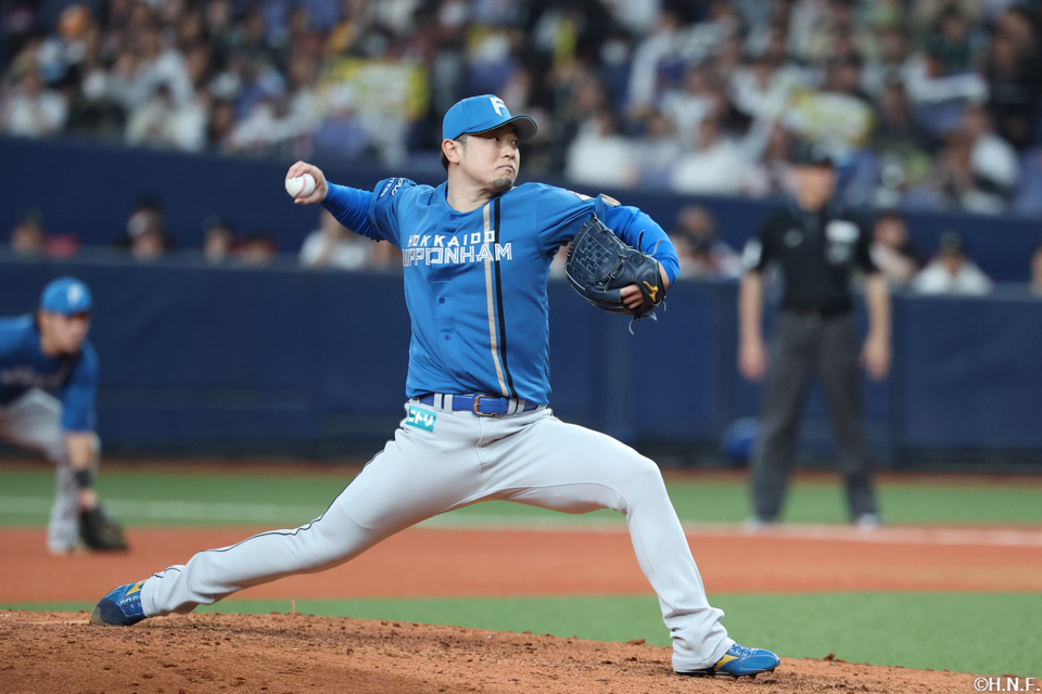 7回、三番手の池田投手