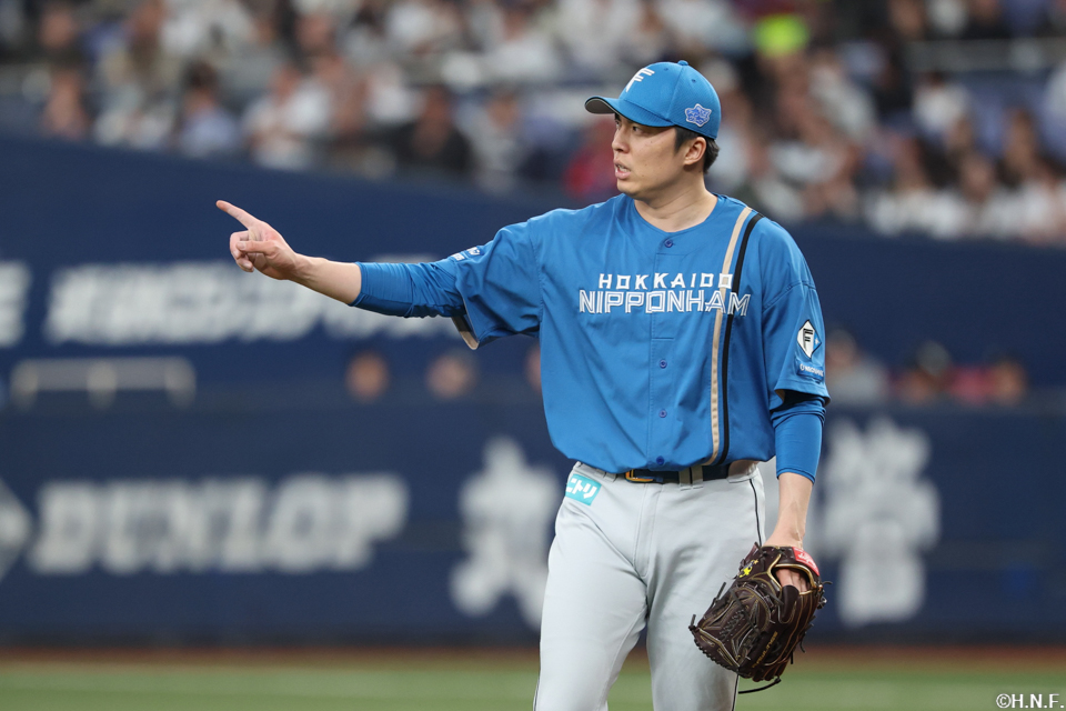 9回、五番手の田中正義投手