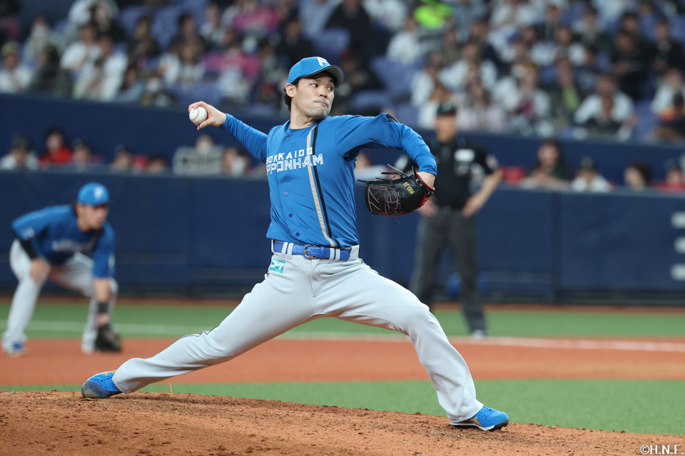 11回、八番手の福谷投手