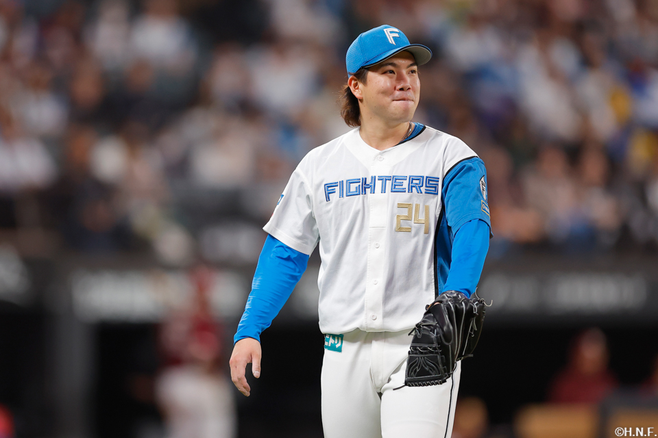 5回表を抑えた金村投手