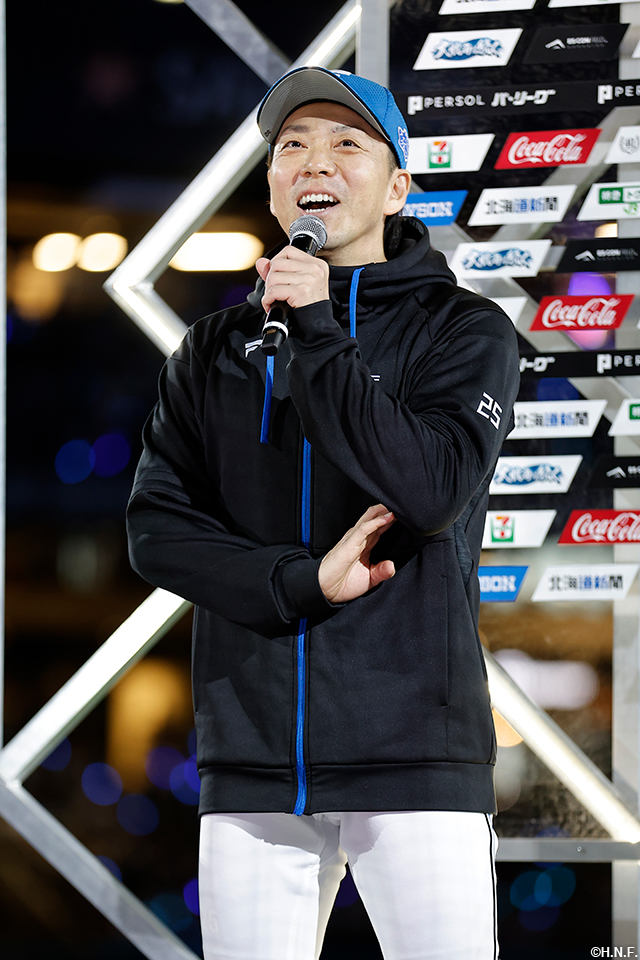 ヒーローの宮西投手