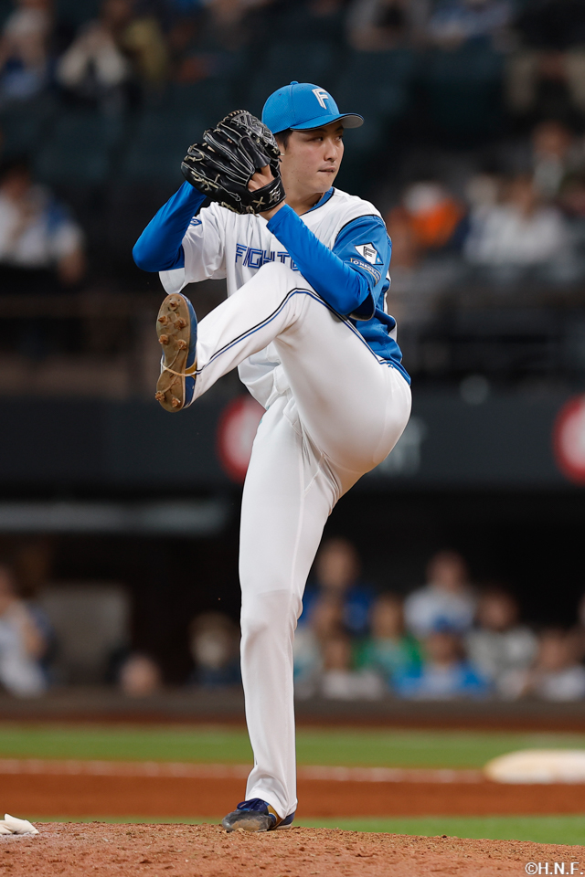 9回、七番手の柳川投手