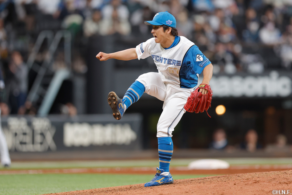 9回、五番手の山本拓投手