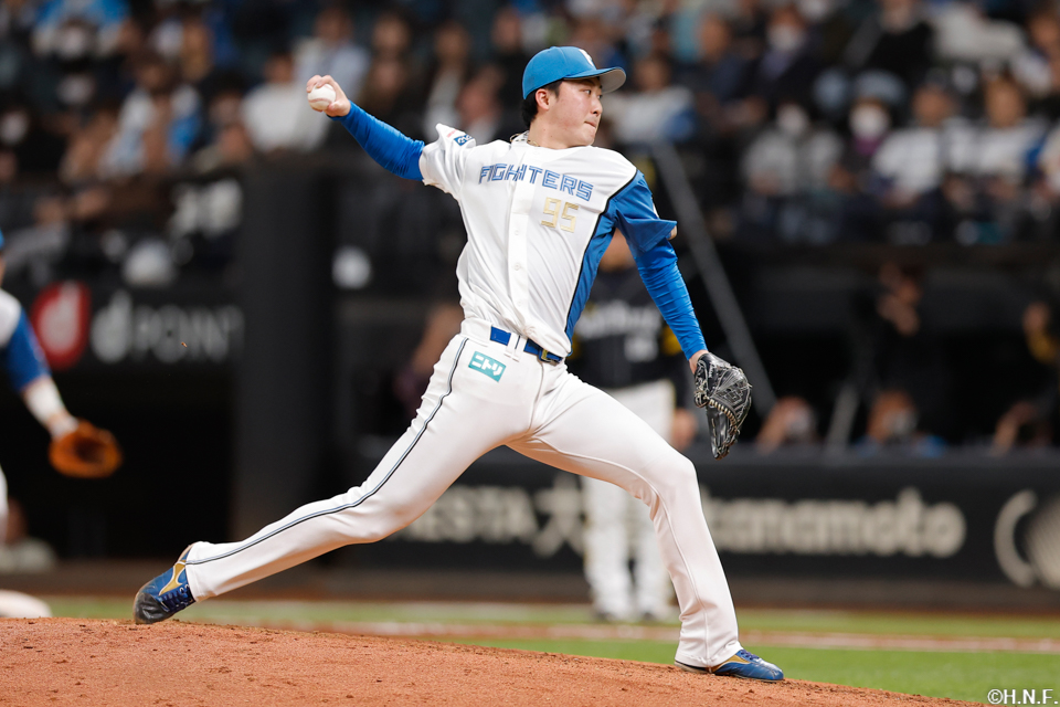 7回、二番手の柳川投手