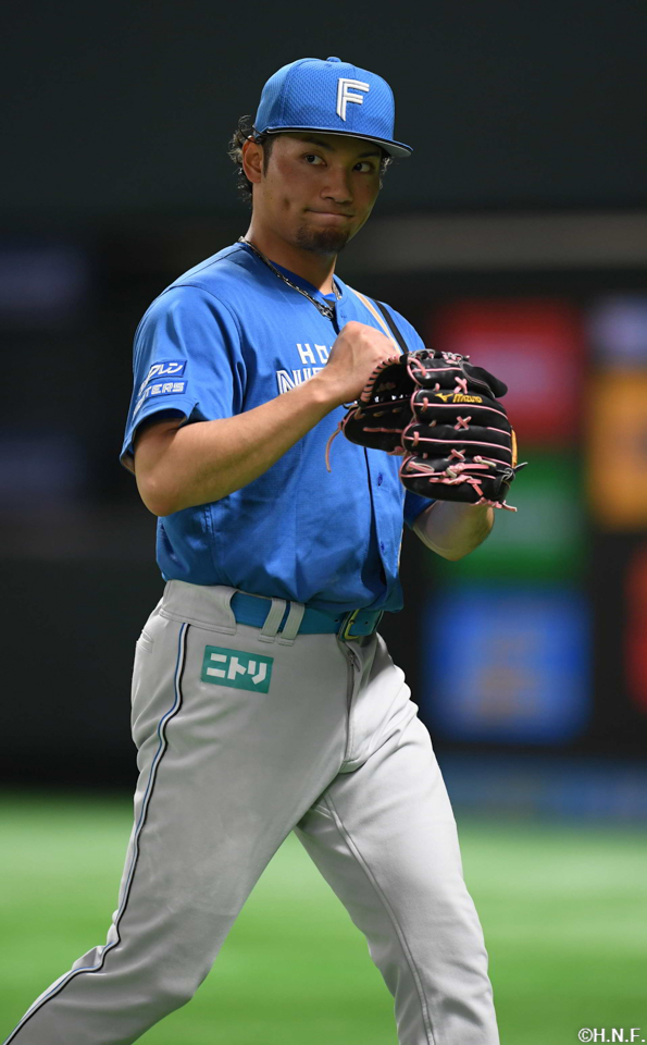 7回裏を抑えた伊藤投手